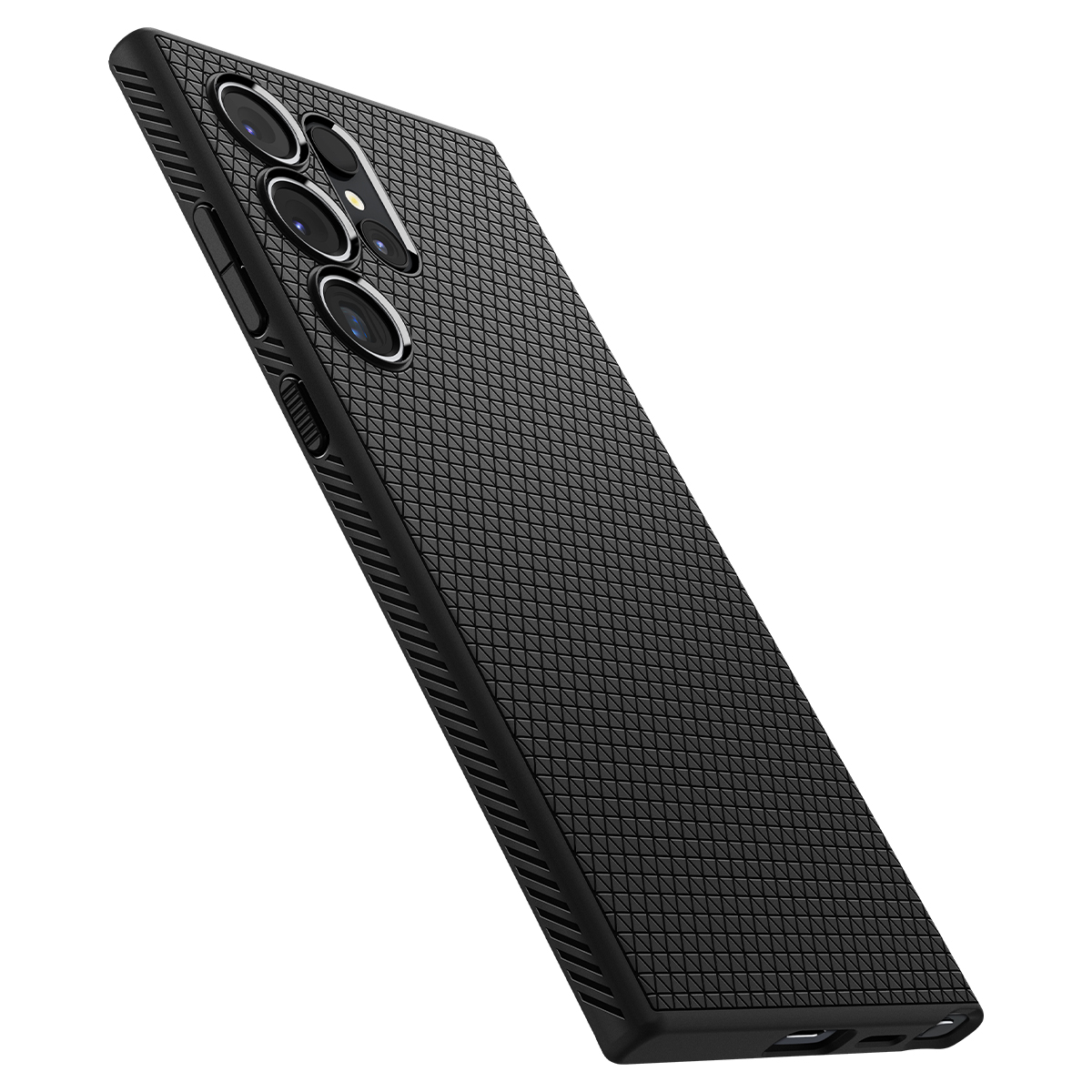 Etui Spigen Liquid Air do Galaxy S24 Ultra, czarne